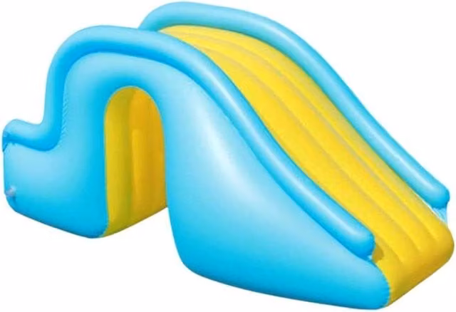 Tobogán Acuático Inflable TUSERXLN con Piscina y Centro de Juegos para Niños en PVC, Multicolor, An/P/Al: 158 x 79 x 62 cm