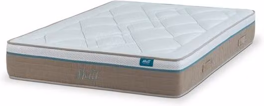 Colchón Viscoelástico Nature Prime Viscogel Leafsleep Blanco An/P/Al: 90 x 190 cm