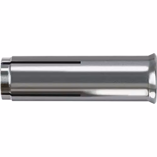 Taco metálico de expansión por impacto Fischer EA II M10 A4 de acero inoxidable color plata (Envase de 50 unidades)