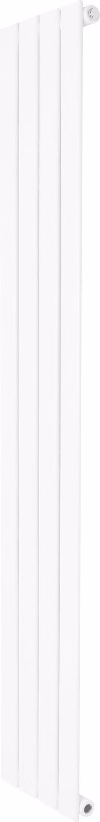Radiador plano de acero Monster Shop en color blanco, An/Al: 160 x 28 cm
