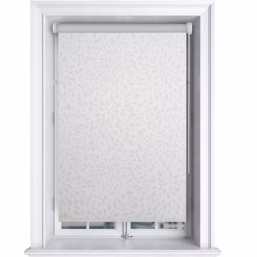 Estor térmico y oscurante BC-Agentur con estampado de naturaleza, An/P/Al: 80 x 150 cm, color gris, plata y blanco