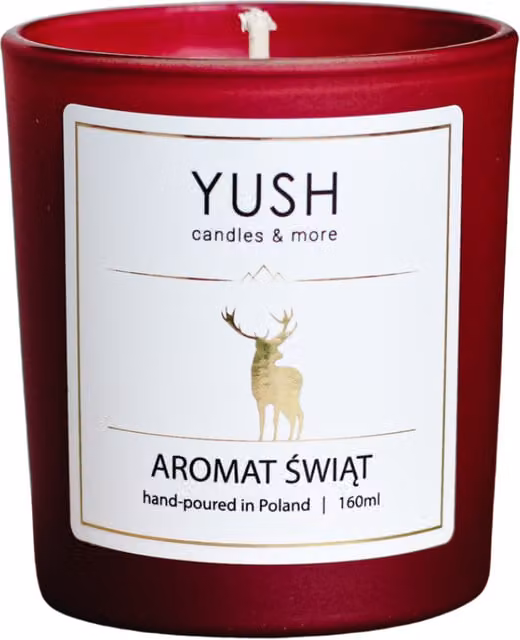 Vela de soja Yush El Aroma De La Navidad multicolor de 160 ml