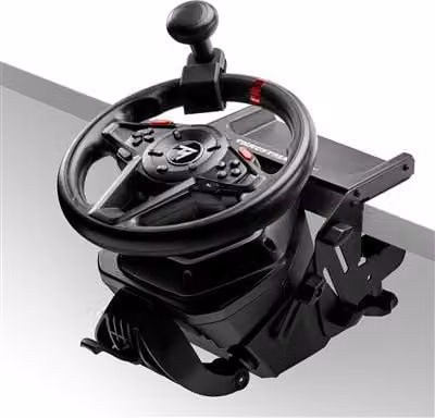 Volante Thrustmaster T128 Simtask Pack para PlayStation y PC en color negro
