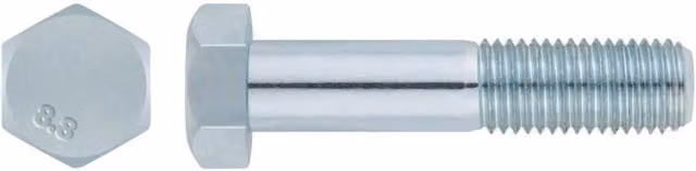 Tornillo de acero 8.8 Chavesbao galvanizado color plata de 8 x 80 mm