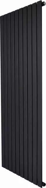 Radiador Plano de Columna Única Monster Shop en Acero Negro de 1568 W, An/P/Al: 160 x 70 x 4,6 cm