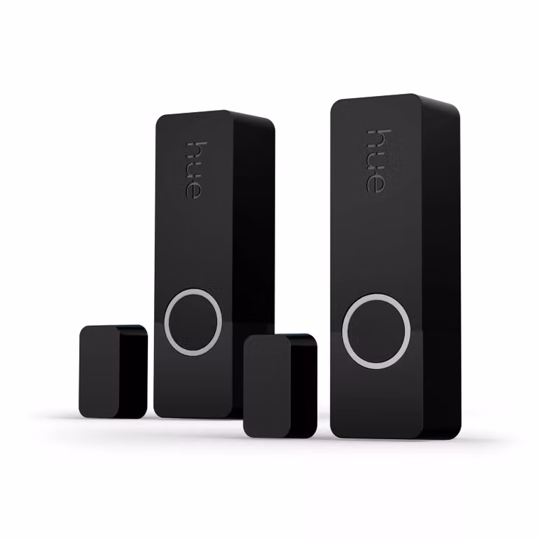 Pack de 2 sensores de contacto de seguridad Philips Hue Negro