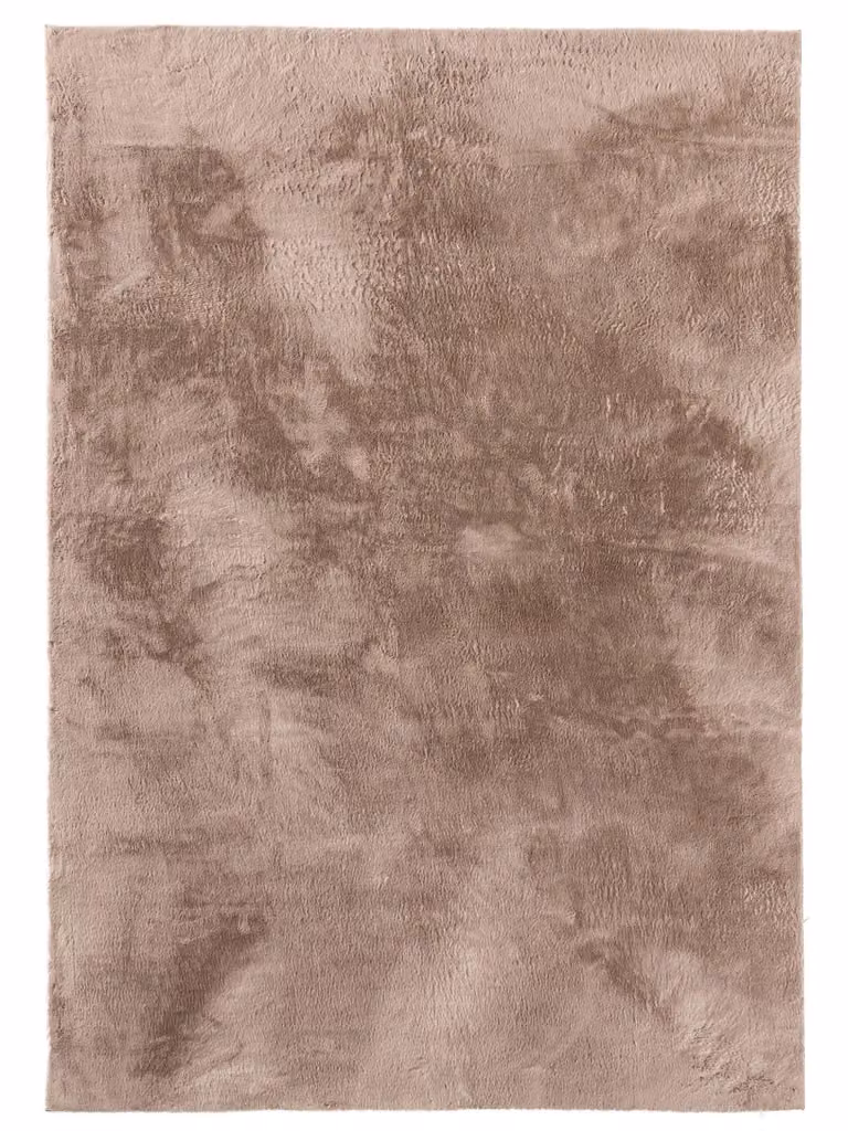Alfombra de piel sintética Benuta en color beige y marrón, diseño animal moderno, An/P: 230 x 330 cm