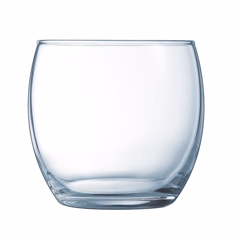 Juego de 6 vasos bajos Vina de Arcoroc en vidrio transparente de 34 cl