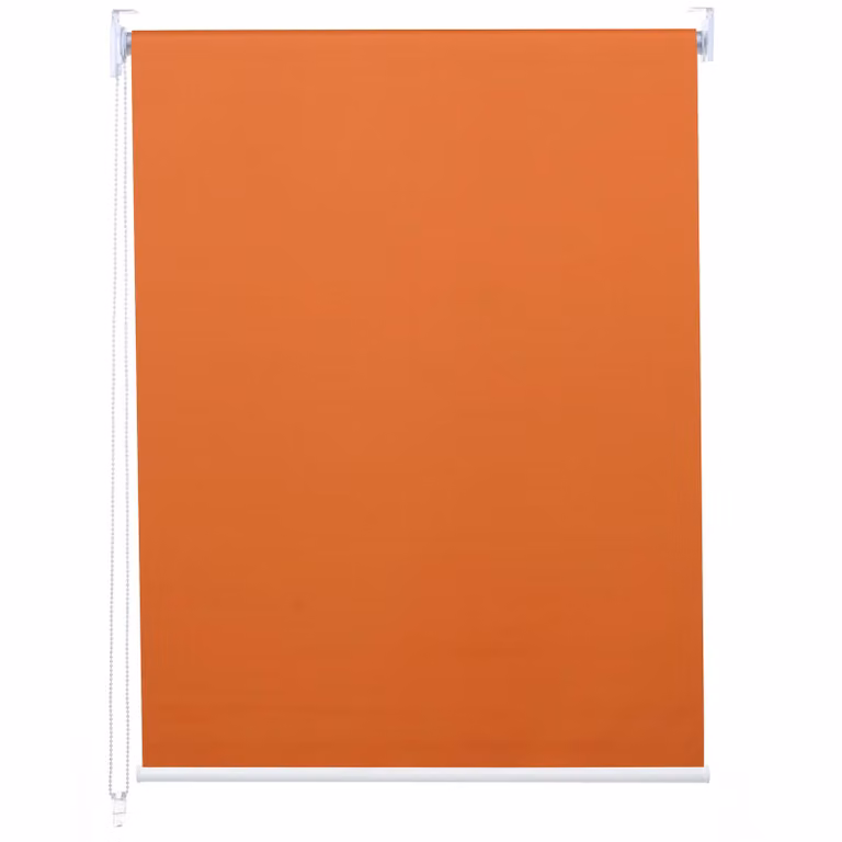 Estor enrollable Mendler HWC-D52 opaco color naranja, térmico y resistente a los rayos UV, An/P/Al: 80 x 230 cm