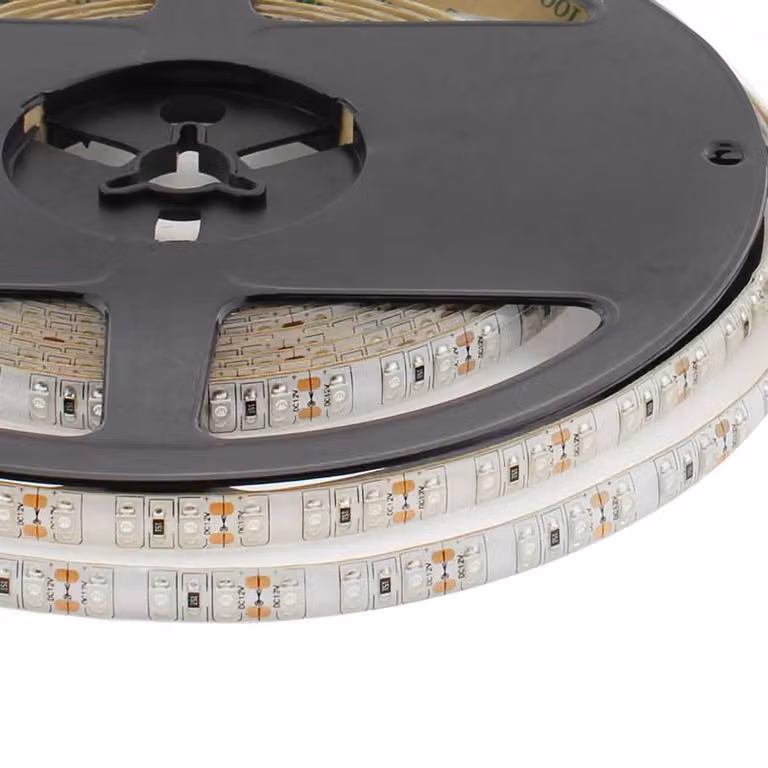Tira LED UV Ultravioleta LEDBOX SMD3528 DC12V de 5 m con 120 LED/m e IP65 para luz de crecimiento