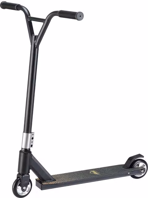 Scooter freestyle Sportana Eldorado Premium negro y dorado con freno