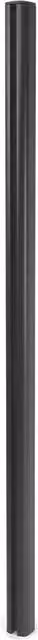 Poste de aluminio Mendler Sarthe para valla WPC con sistema plug-in, color antracita, Altura: 186 cm