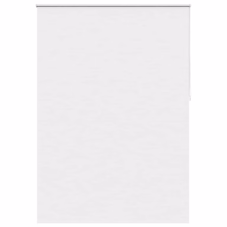 Estor enrollable opaco vidaXL de poliéster térmico, color blanco y plata, An/P/Al: 140 x 1 cm x 230 cm