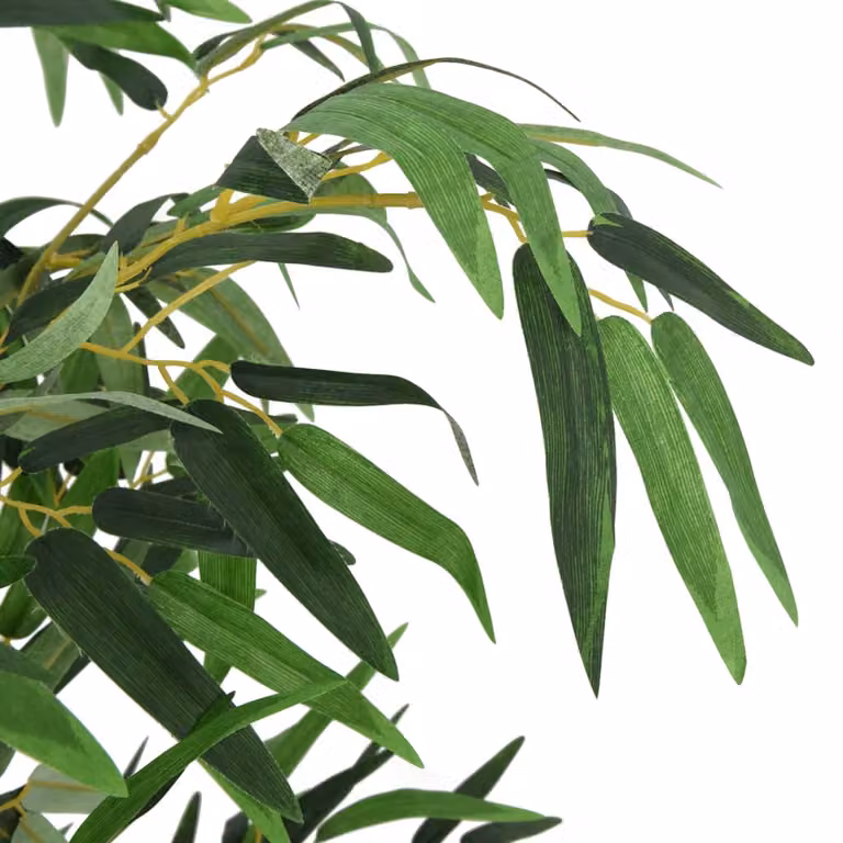 Árbol de bambú artificial verde vidaXL de 200 cm con 1520 hojas
