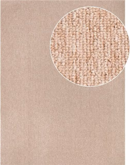 Alfombra de tejido plano Barca beige An/P: 200 x 280 cm