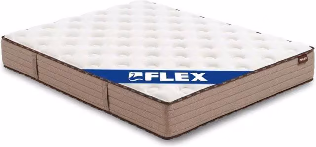 Colchón de muelles ensacados Flex Vanguard Pocket Flex en color blanco, An/P/Al: 190 x 135 cm