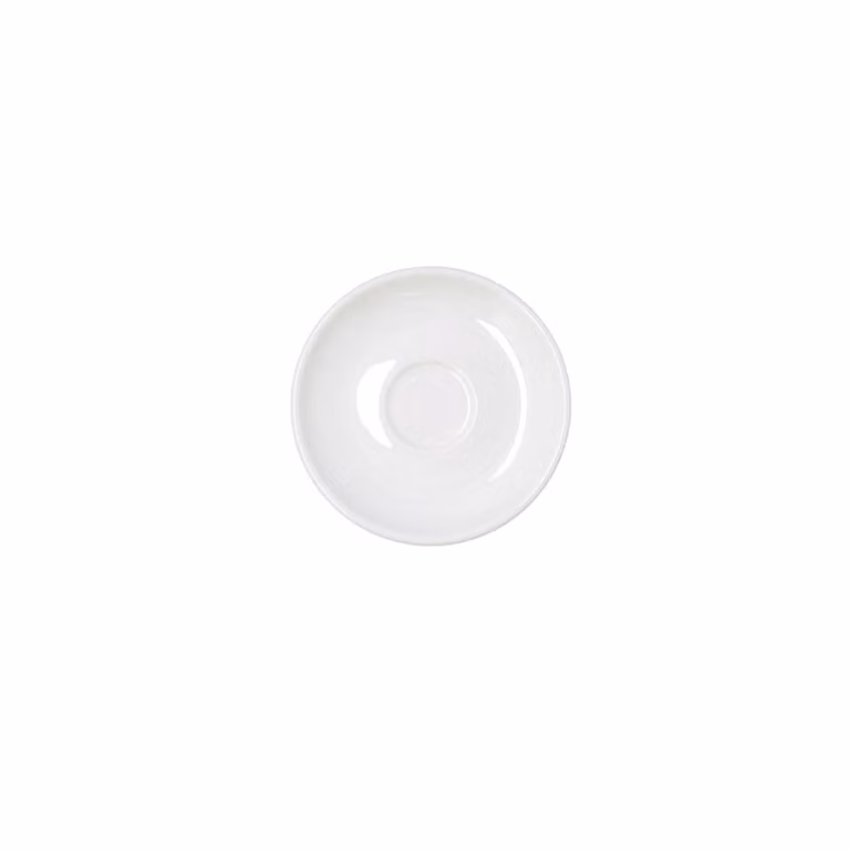 Juego de 6 platos de postre Serenity Hydrozero de Bidasoa en porcelana blanca de 13 cm