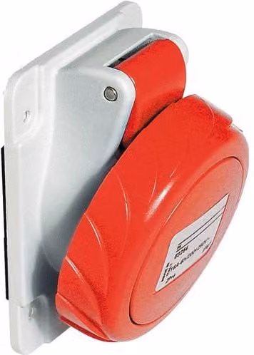 Base de empotrar inclinada Schneider Electric 125a 3p+n+tt 380-415v ip67 color rojo