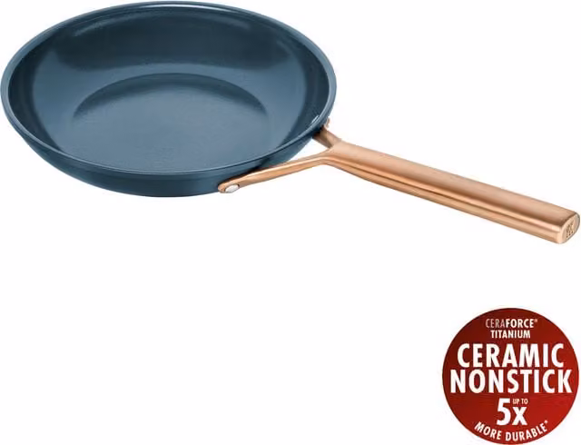 Sartén de aluminio con revestimiento cerámico Milano de Zwilling, color azul, 24 cm