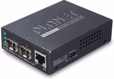Convertidor de red Planet Gt-1205a color negro