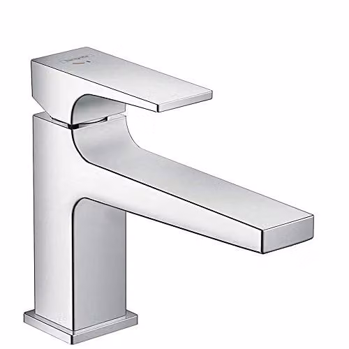 Grifo de lavabo monomando Hansgrohe Metropol en cromo con desagüe pop-up y ahorro de agua