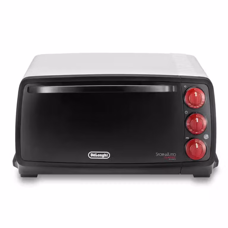 Horno de sobremesa De'Longhi EO14552.W con grill, 14 l, blanco y negro, 800 W