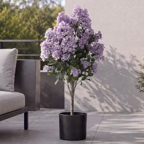 Planta decorativa de árbol Mendler con flores, multicolor, An/P/Al: 40 x 40 x 95 cm