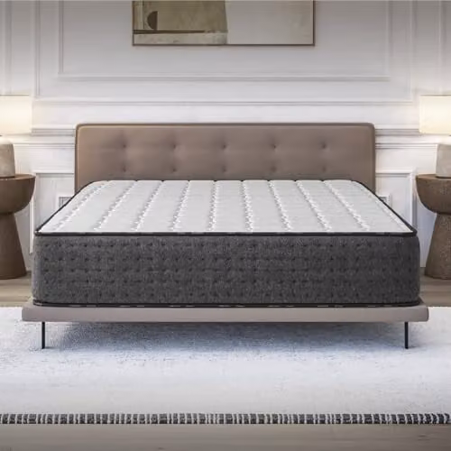 Colchón Híbrido COSMOS Equinox de 7 zonas con muelles ensacados, espuma, látex y regulación térmica, An/P/Al: 160 x 200 x 30 cm, color blanco