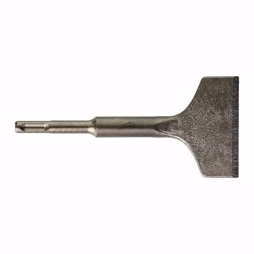 Herramienta de limpieza de suelos SDS Plus Milwaukee para piedra en acero inoxidable color plata