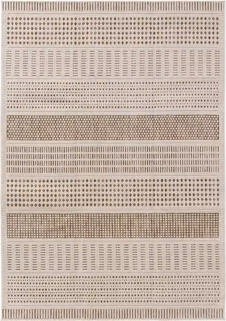 Alfombra Benuta Kaleo para exterior e interior en color beige, An/P: 200 x 300 cm