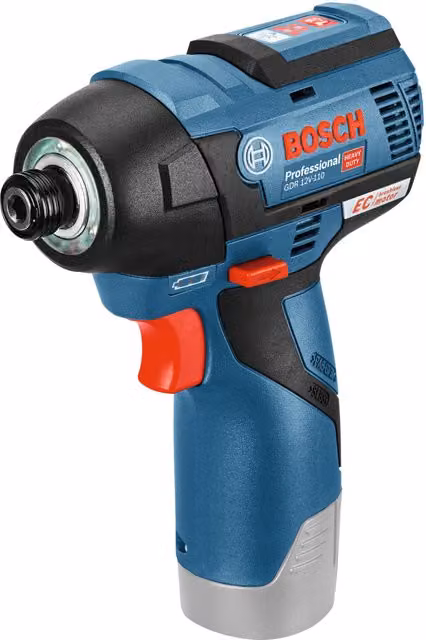 Atornillador de impacto a batería Bosch Professional GDR 12V-110 Professional de 12V en color azul sin batería