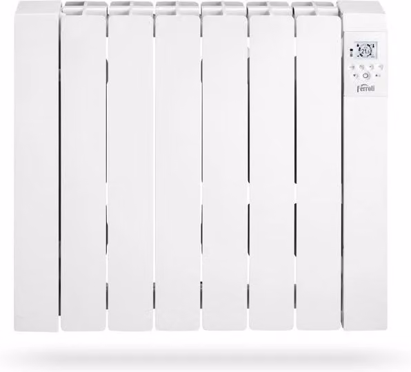 Emisor de fluido Ferroli Rimini de 1000 W en color blanco con termostato y temporizador