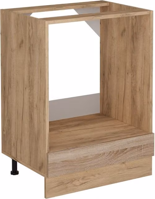 Vicco Armario para horno empotrado R-Line en color marrón y gris, An/P/Al: 60 x 46 x 81,6 cm
