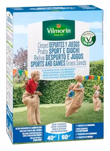 Semilla de césped Vilmorin Deportes y Juegos para terrenos de hasta 100 m², 1 kg