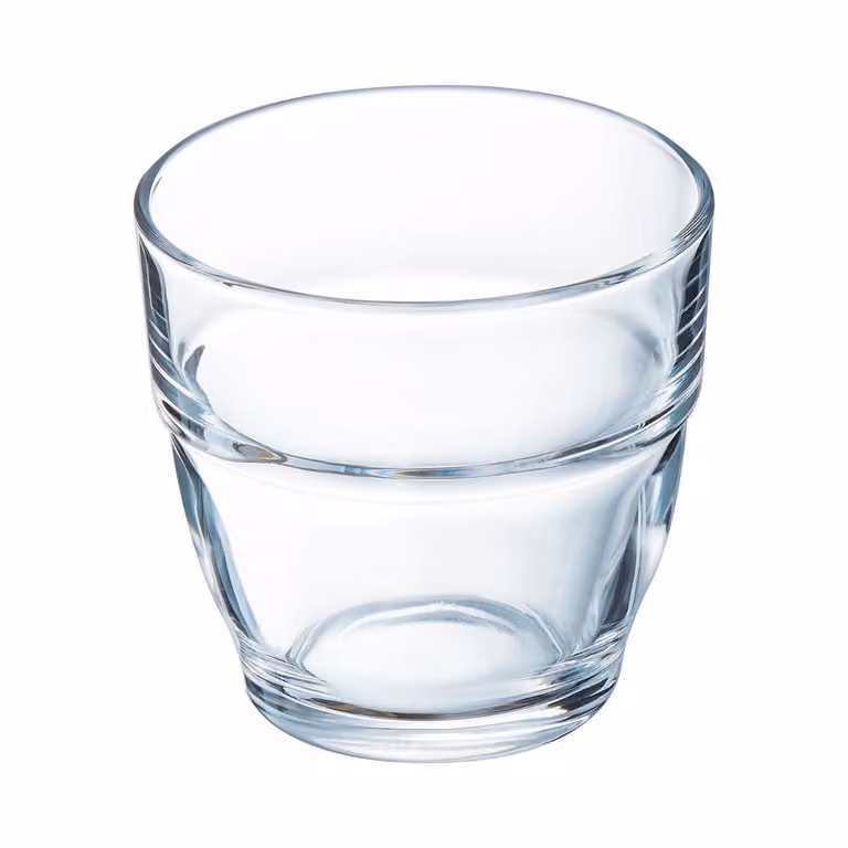 Juego de 6 vasos bajos Fórum de Arcoroc en vidrio transparente de 16 cl