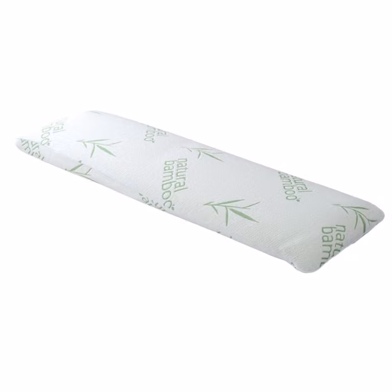 Almohadón viscoelástico Reca Bedding blanco con funda desenfundable An/P/Al: 150 x 40 cm