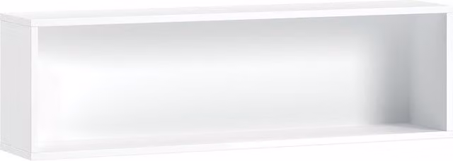 Estante para colgar Noel de El Corte Inglés en color blanco y acabado mate con panel posterior