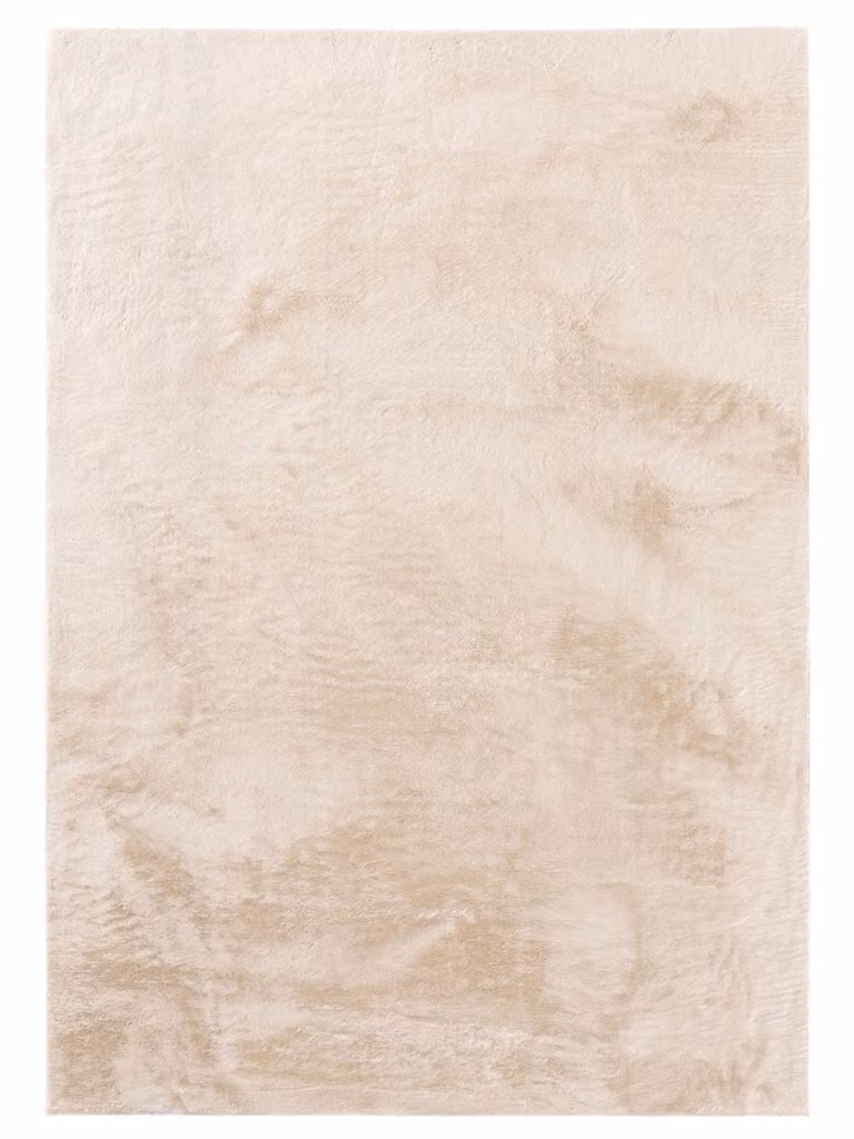 Alfombra de piel sintética Benuta en color beige, An/P: 230 x 330 cm