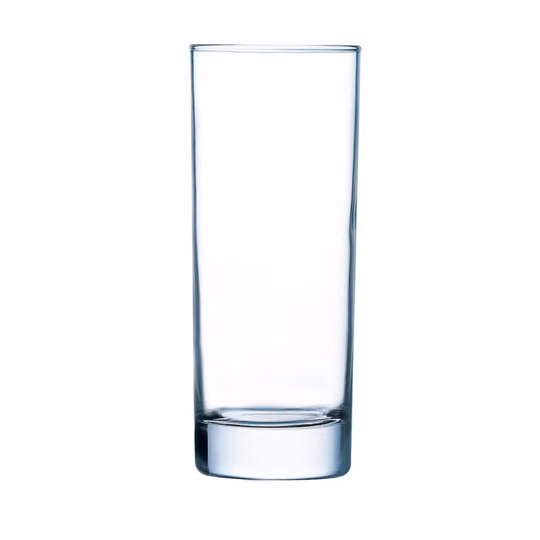 Juego de 6 vasos altos Islande de Arcoroc en vidrio transparente de 220 ml