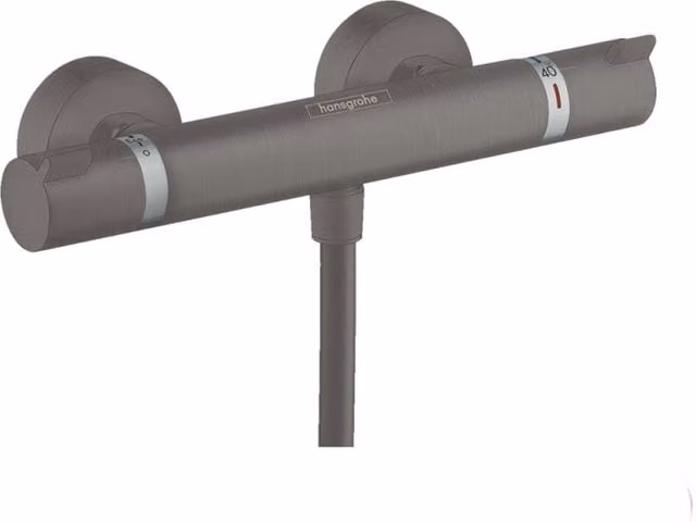 Termostato de ducha Hansgrohe Ecostat con sensor y ahorro de agua en latón con acabado níquel cepillado