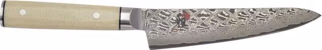 Cuchillo de pelar MIYABI MIKOTO 4500FCD Shotoh de acero inoxidable de 14 cm con mango de madera y micarta en color plata