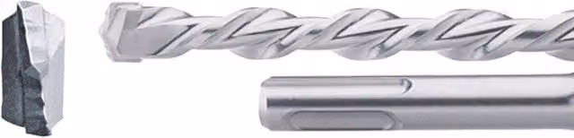 Juego de 50 brocas SDS-V Plus Makita con punta de carburo en color plata, Diámetro: 12 mm, Longitud: 160 mm