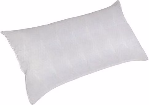 Almohada de microfibra Pikolin Cosmo de firmeza media, hipoalergénica y transpirable, color blanco, An/P/Al: 60 x 40 x 7,5 cm
