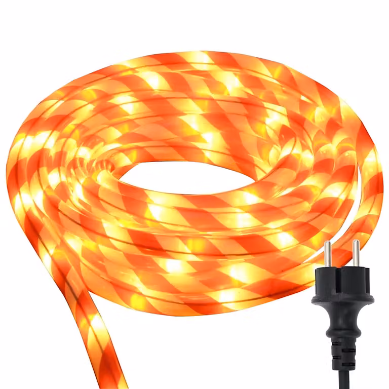 Guirnalda de luces LED vidaXL de color blanco cálido con cable de PVC de 20 m