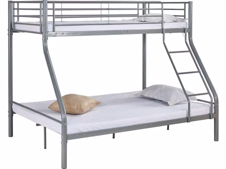 Litera metálica Habitat et Jardin para niños en gris y multicolor, An/P/Al: 200 x 145 x 160 cm