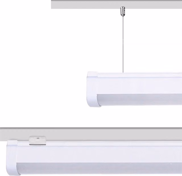 Lámpara LED lineal KOOB Ledbox de 18W con tecnología RGB+CCT, compatible con Alexa y control RF, color blanco, longitud: 1 m