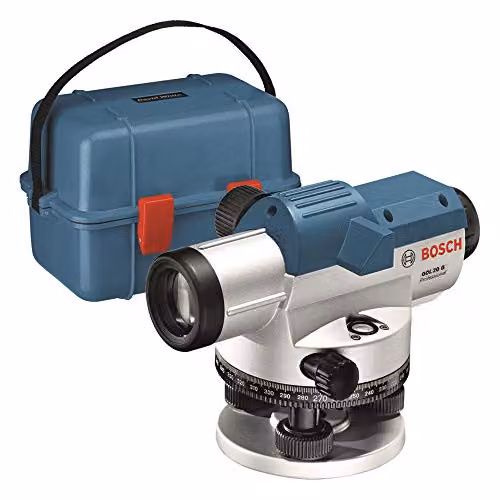 Nivel óptico Bosch Professional GOL 20 G azul de metal