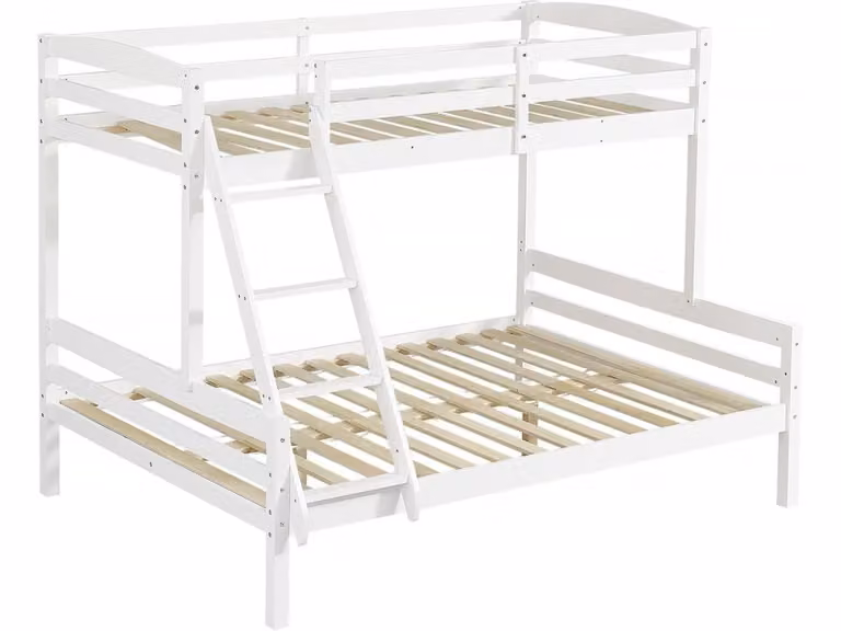 Litera infantil Léa de Habitat et Jardin en madera de pino lacada blanca, Al x An x Al: 193 x 145 x 152 cm