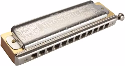 Armónica cromática Hohner Super Chromonica 270-C en color plata