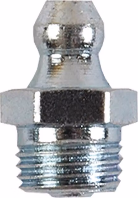 Juego de 100 engrasadores cónicos Samoa-hallbauer H1 Din71412 M10x1mm forma A de acero galvanizado color plata